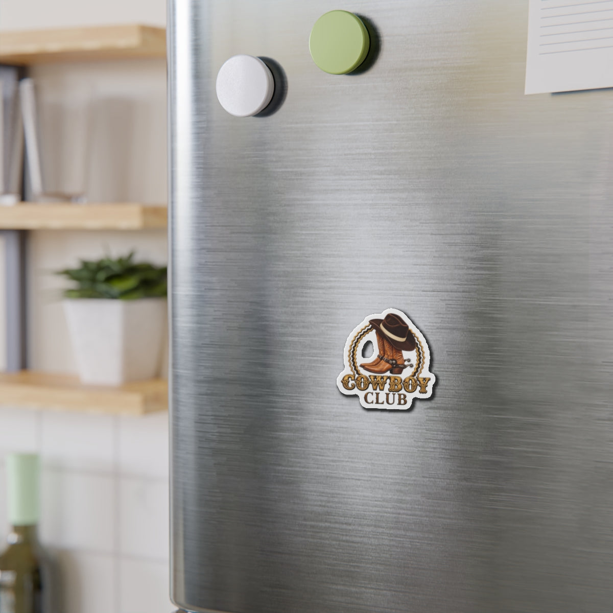 Die-Cut Magnets — Cowboys - Cowboy Club - Color - 3D Transparent