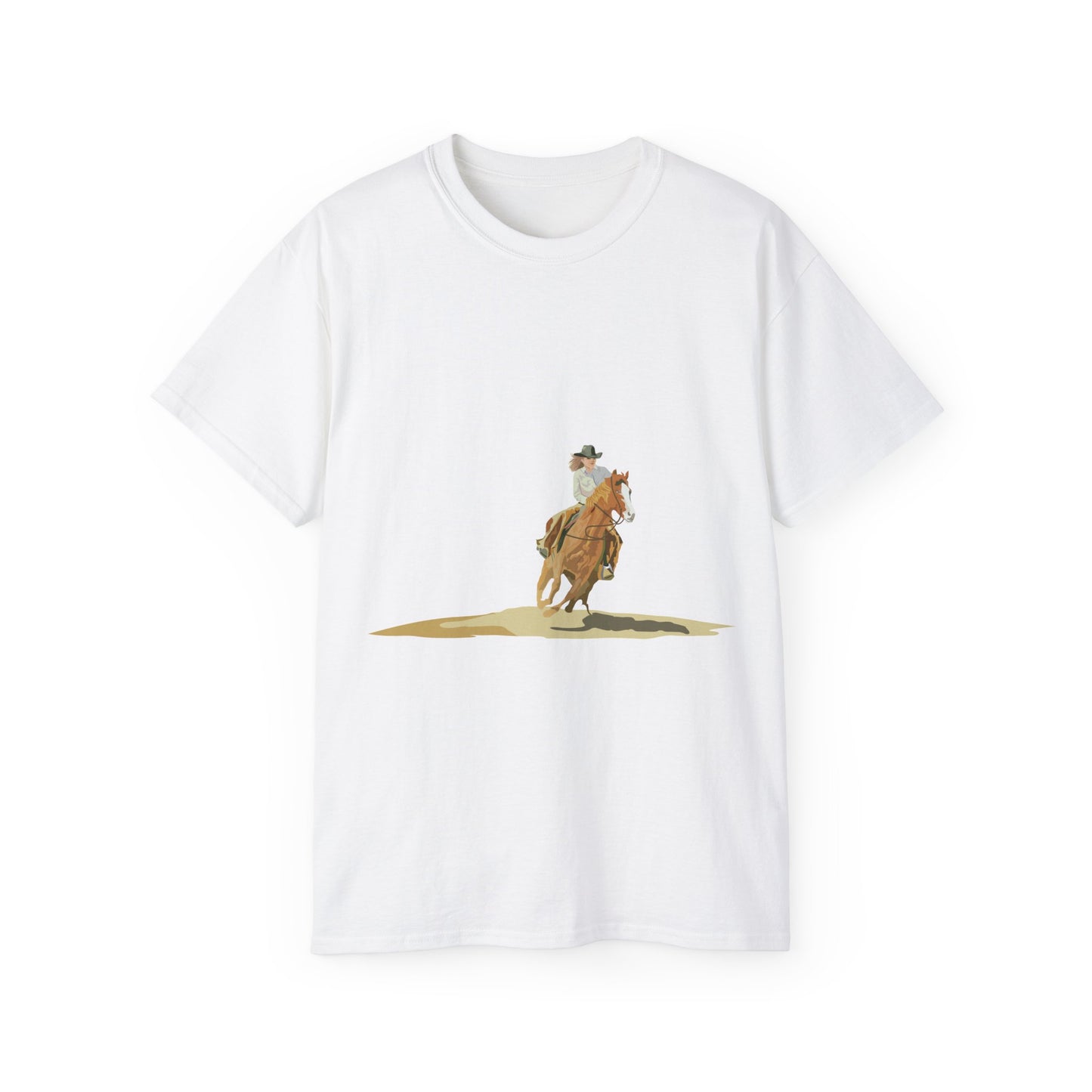 Unisex Ultra Cotton Tee - Rodeo - Cow Girl