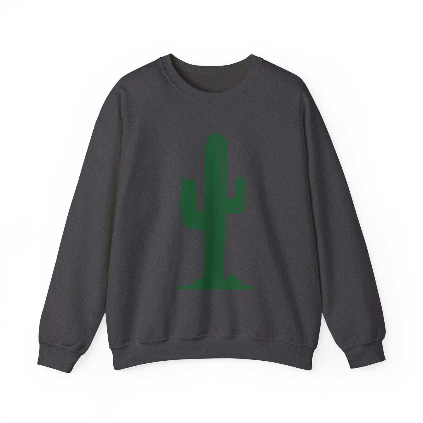 Crewneck Sweatshirt - Green Western Cactus X 300