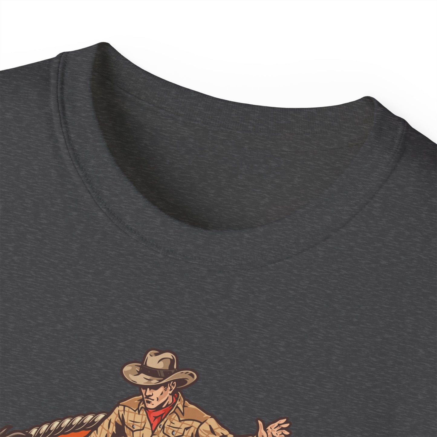 Western Rodeo Cowboy Tee - Fun Casual Shirt for Rodeo Fans, Gift for Country Lovers, Festival Outfit, Everyday Wear, Rodeo Apparel - Rodeo Cowboy - Texas