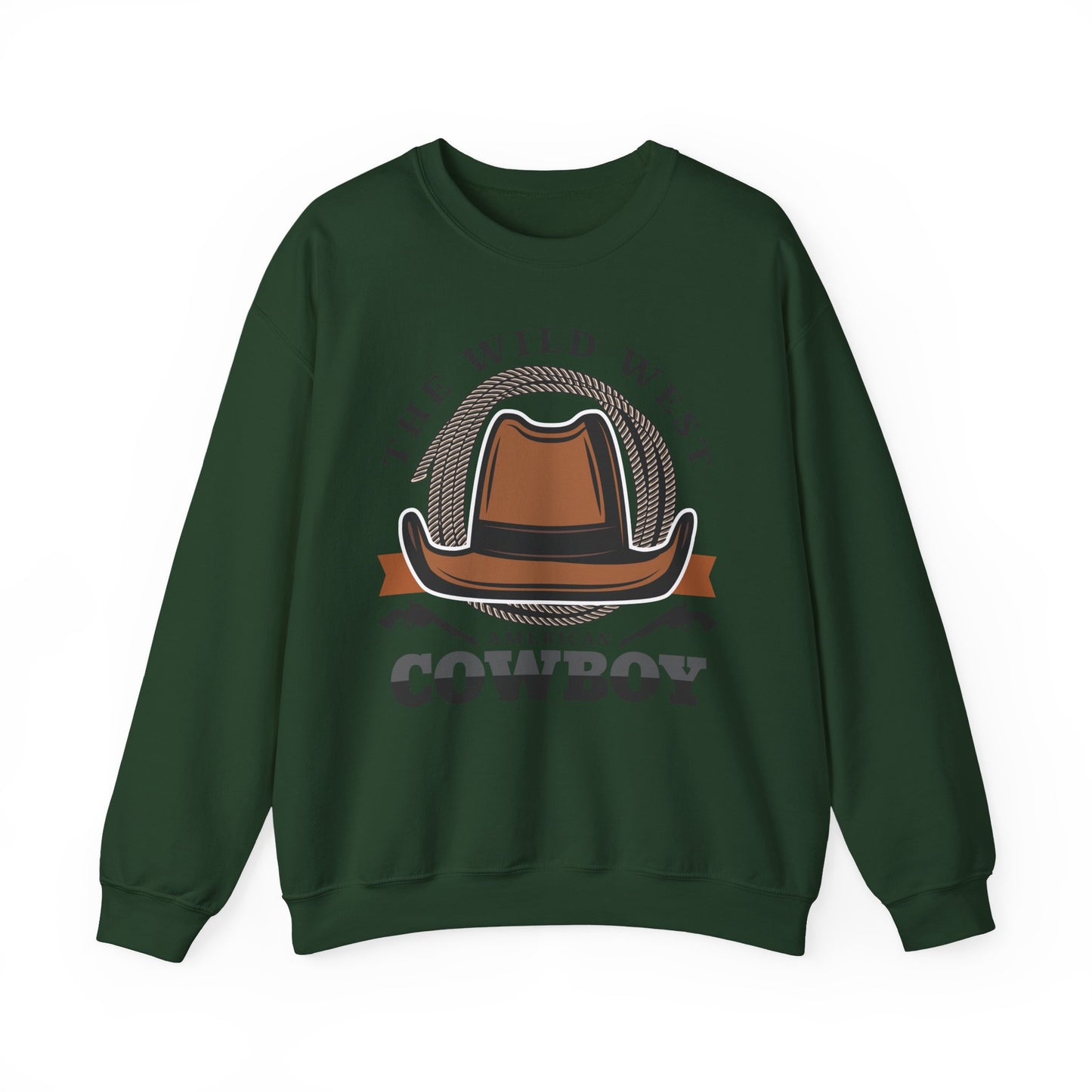 Crewneck Sweatshirt - The Wild West - American Cowboy