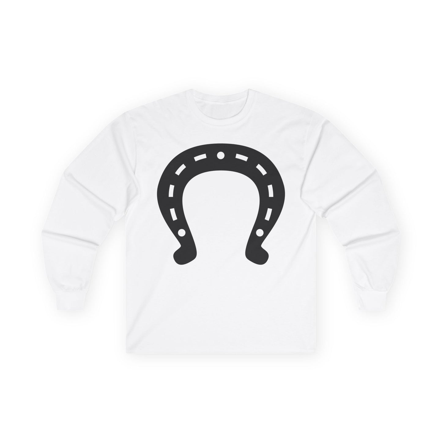 Unisex Ultra Cotton Long Sleeve Tee - Horseshoe X 300