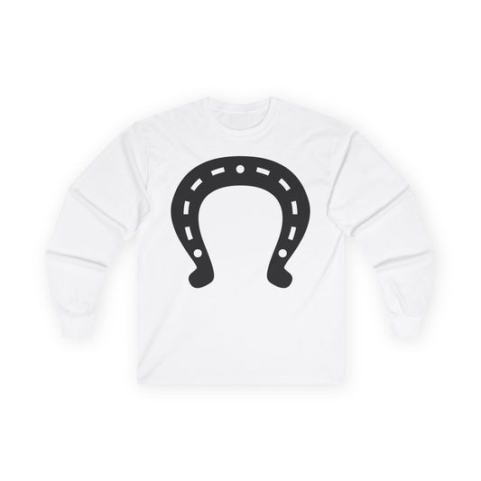 Unisex Ultra Cotton Long Sleeve Tee - Horseshoe X 300