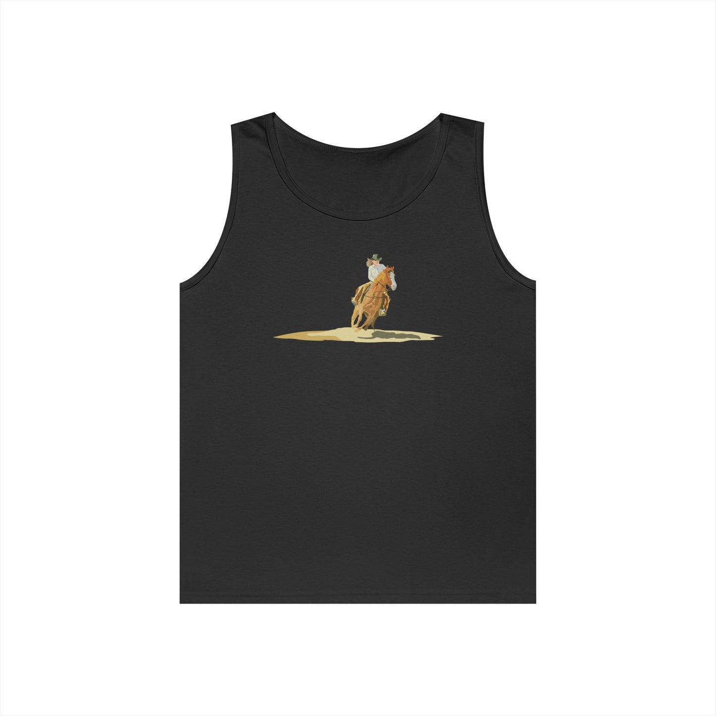 Unisex Heavy Cotton Tank Top - Rodeo - Cow Girl