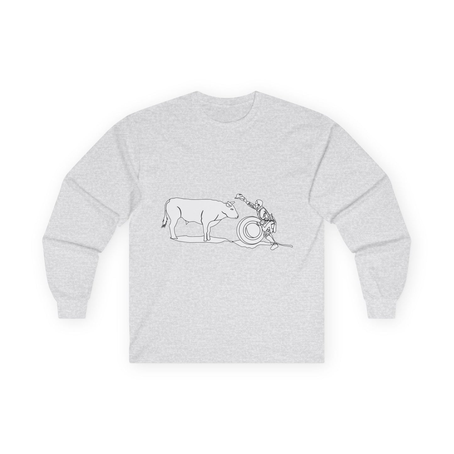 Unisex Ultra Cotton Long Sleeve Tee - Clown and Bull - LA