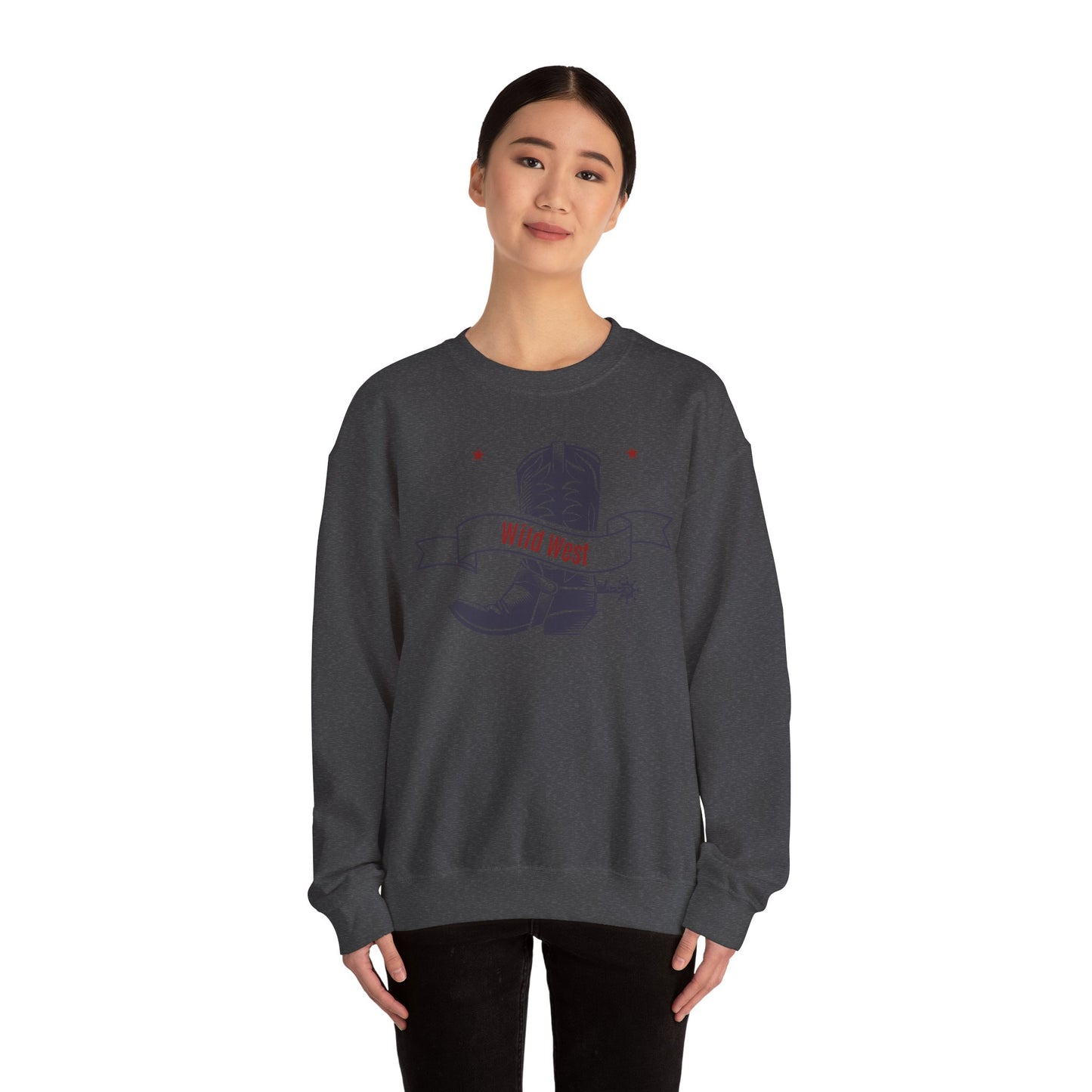 Crewneck Sweatshirt - Cowboy - Wild West
