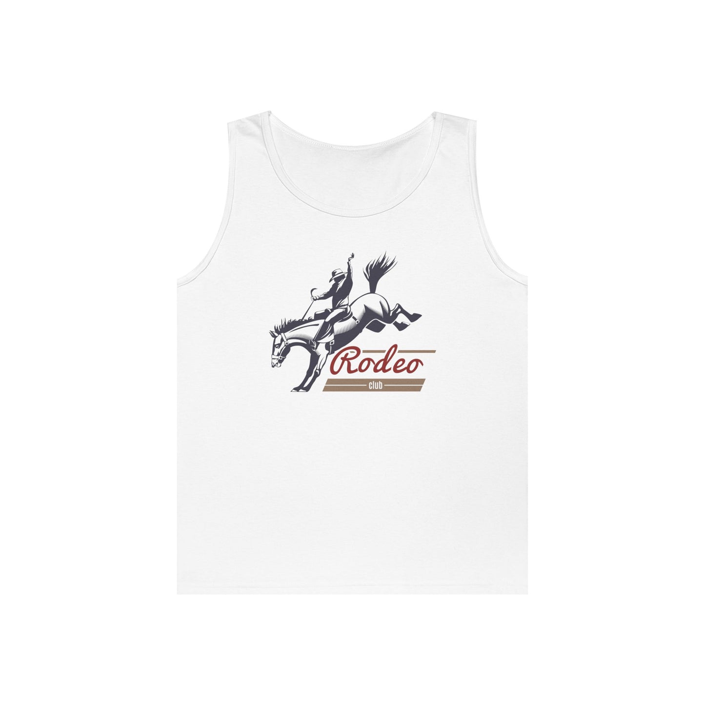 Unisex Heavy Cotton Tank Top - Western Cowboy - Rodeo Club
