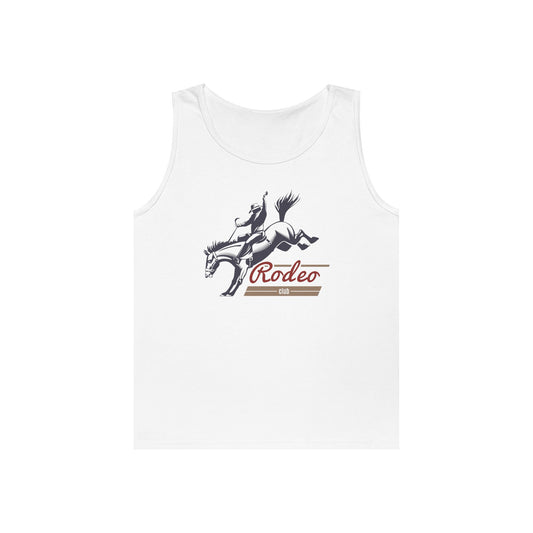 Unisex Heavy Cotton Tank Top - Western Cowboy - Rodeo Club