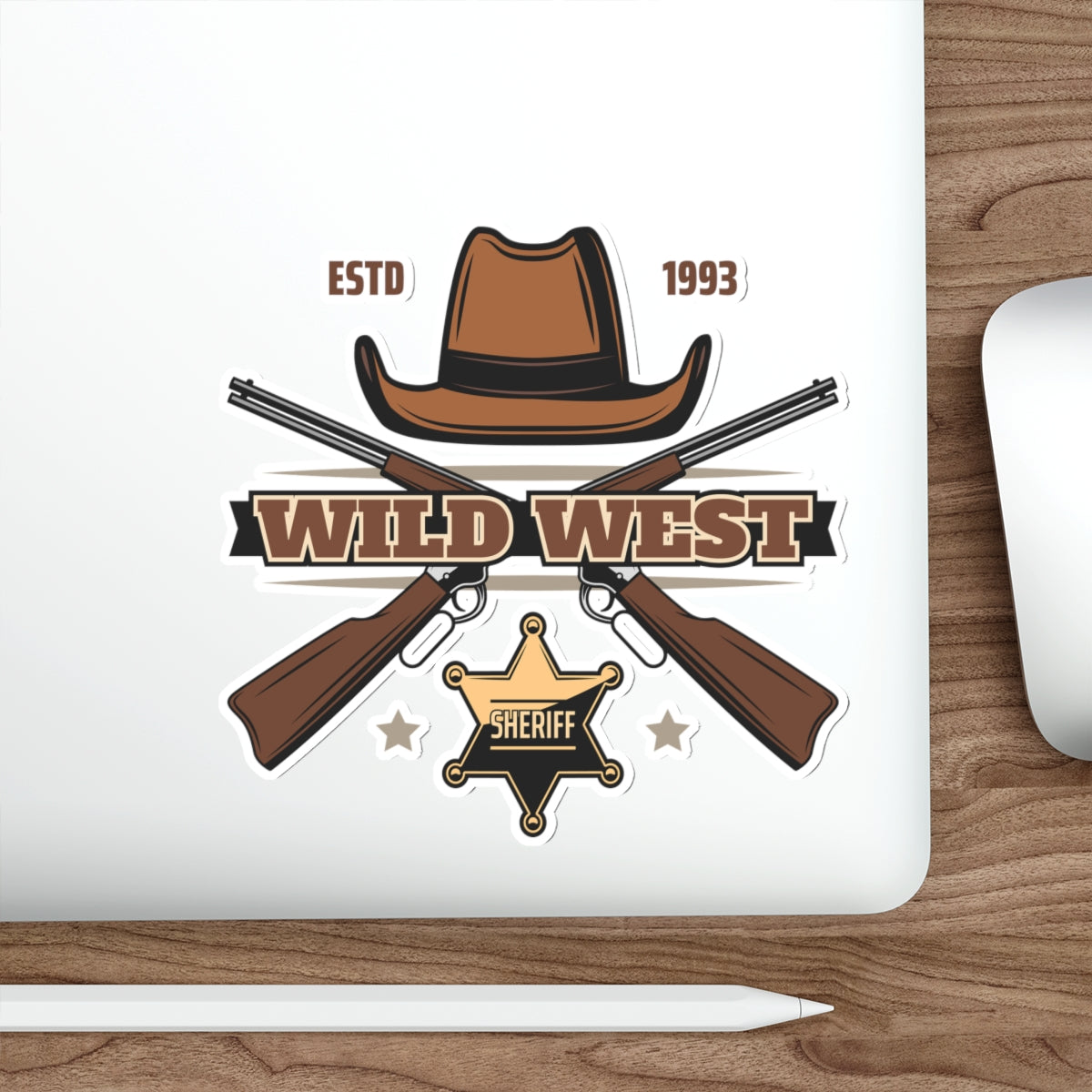 Die-cut stickers - Wild West - Sheriff