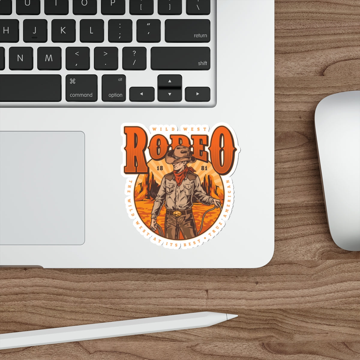 Die-cut stickers - Wild West Rodeo - True American - The Wild West At Its Best