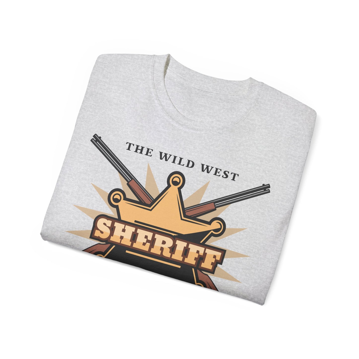 Unisex Ultra Cotton Tee - Western Cowboy - The Wild West - Sheriff Department