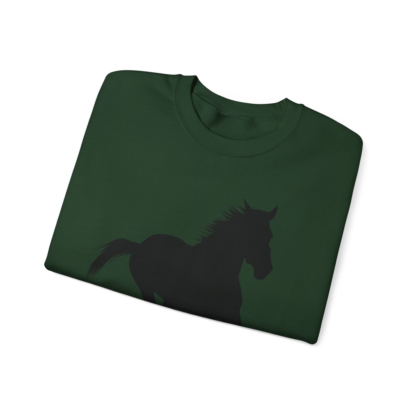 Crewneck Sweatshirt - Wild Horse - Running Leaning Left X 300