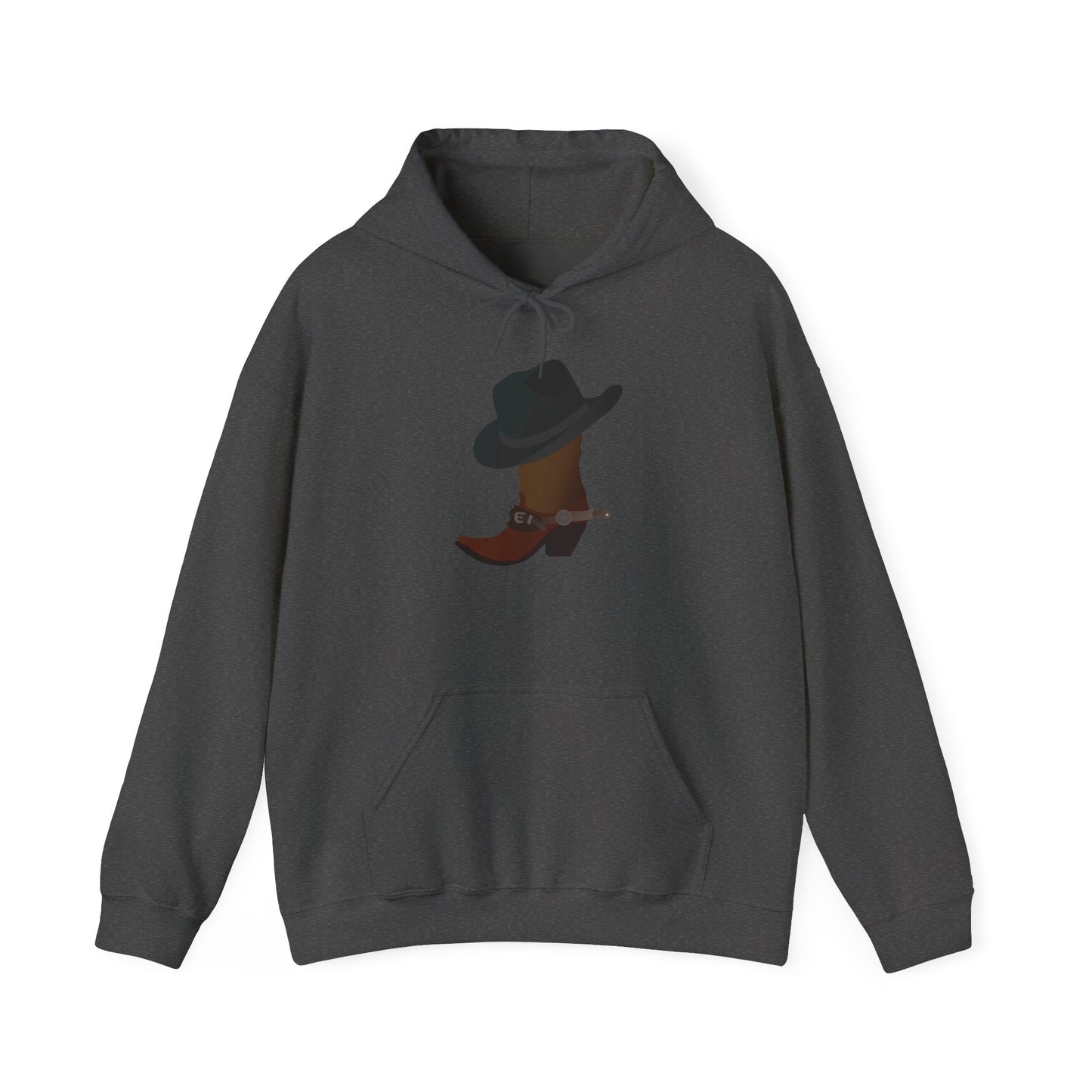 Unisex Hoodie - Rodeo - Boots and Hat and Spurs