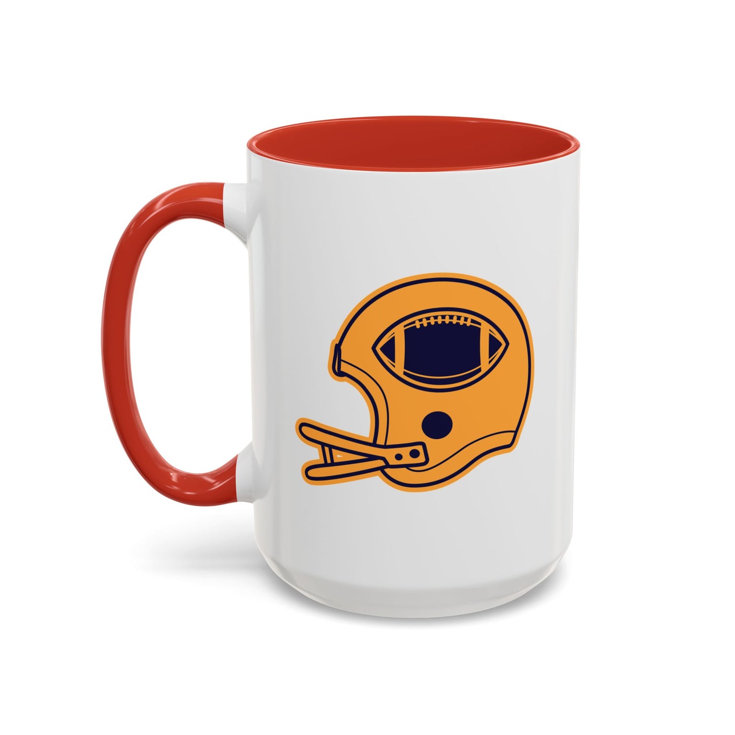 Accent Coffee Mug (11, 15oz) - Football Helmet