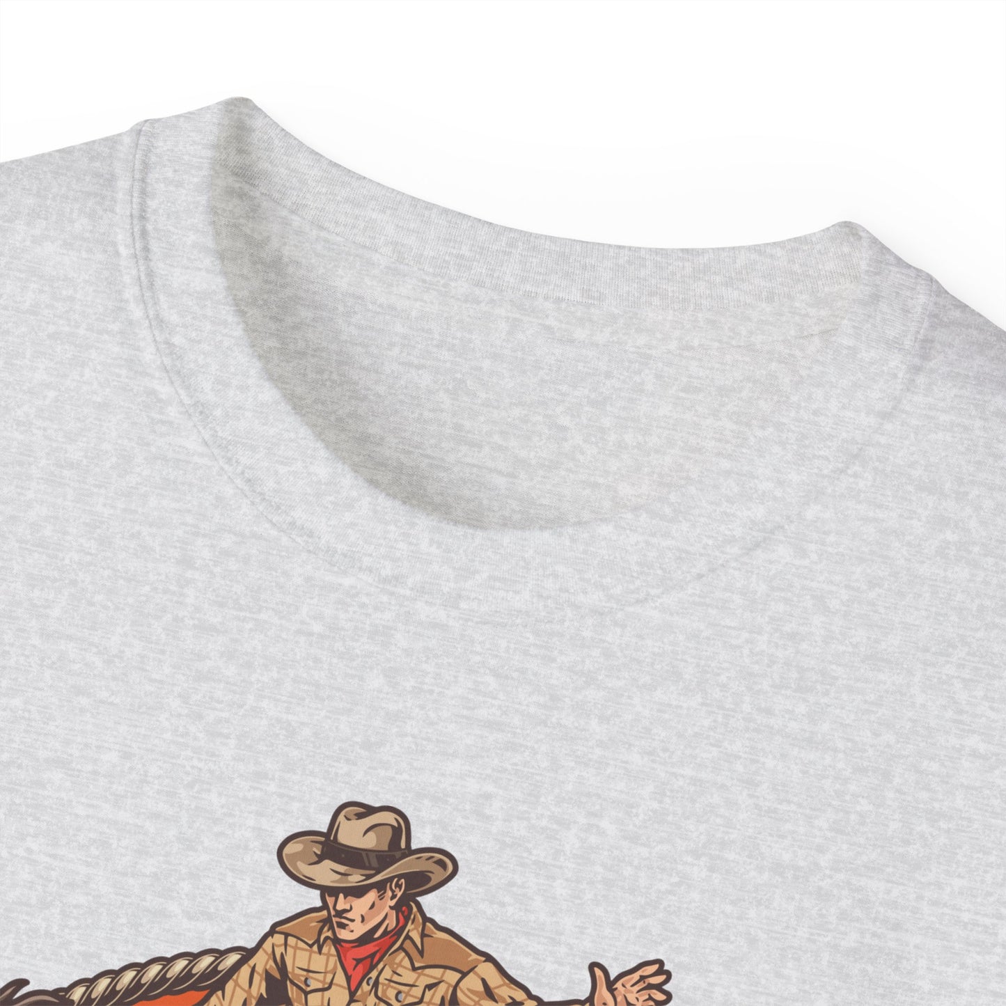 Western Rodeo Cowboy Tee - Fun Casual Shirt for Rodeo Fans, Gift for Country Lovers, Festival Outfit, Everyday Wear, Rodeo Apparel - Rodeo Cowboy - Texas