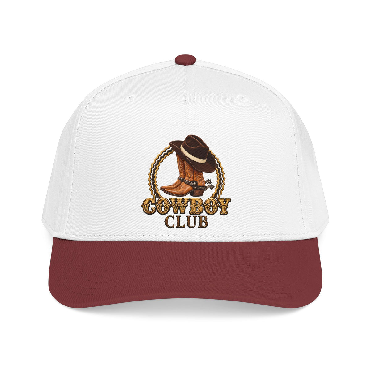 Mid Profile Baseball Cap — Cowboys - Cowboy Club - Color - 3D Transparent