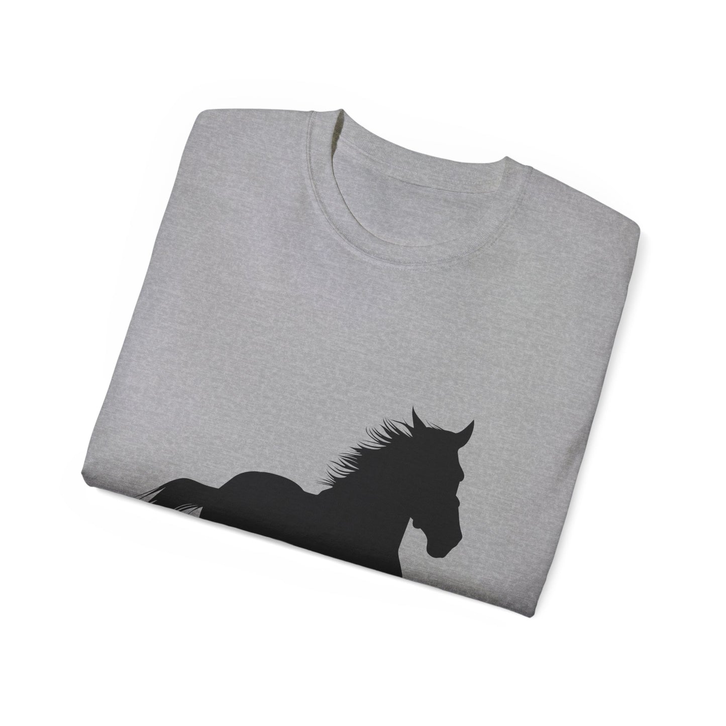 Unisex Ultra Cotton Tee - Wild Horse - Running Leaning Left X 300