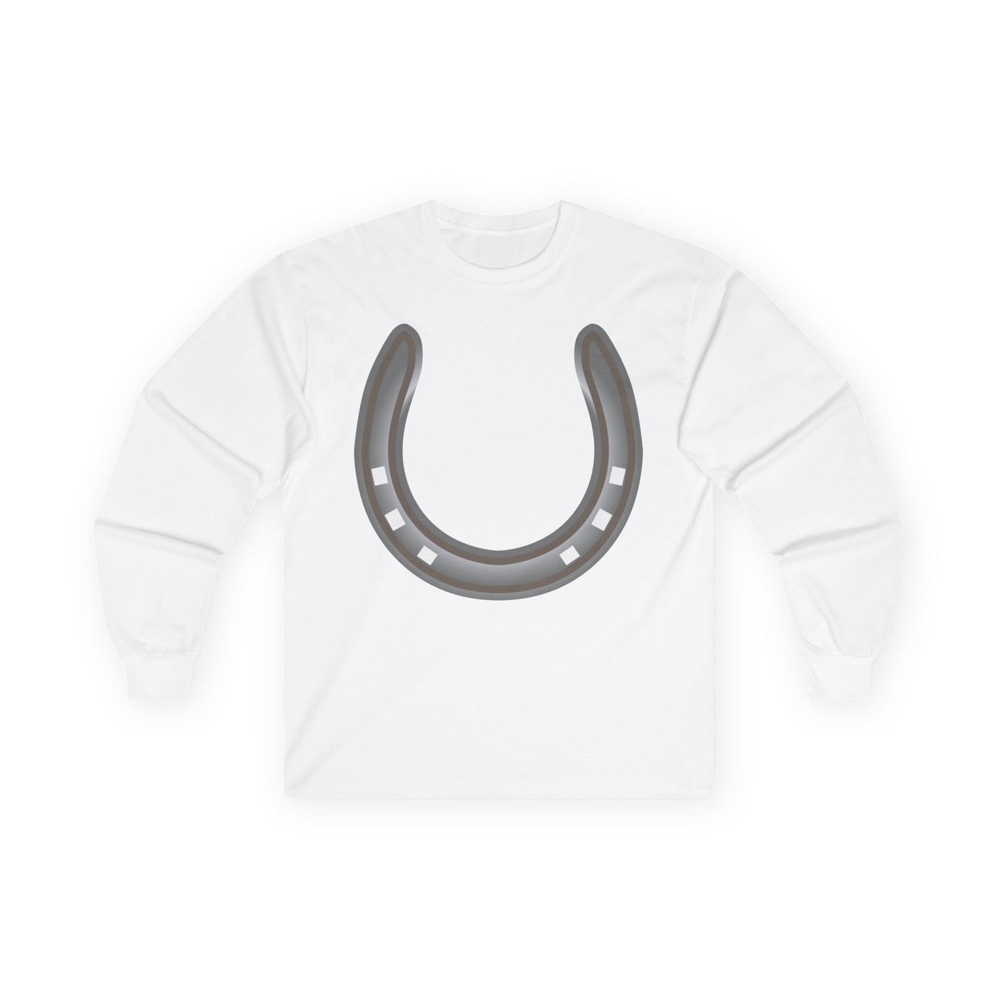 Unisex Ultra Cotton Long Sleeve Tee - Rodeo - Horseshoe