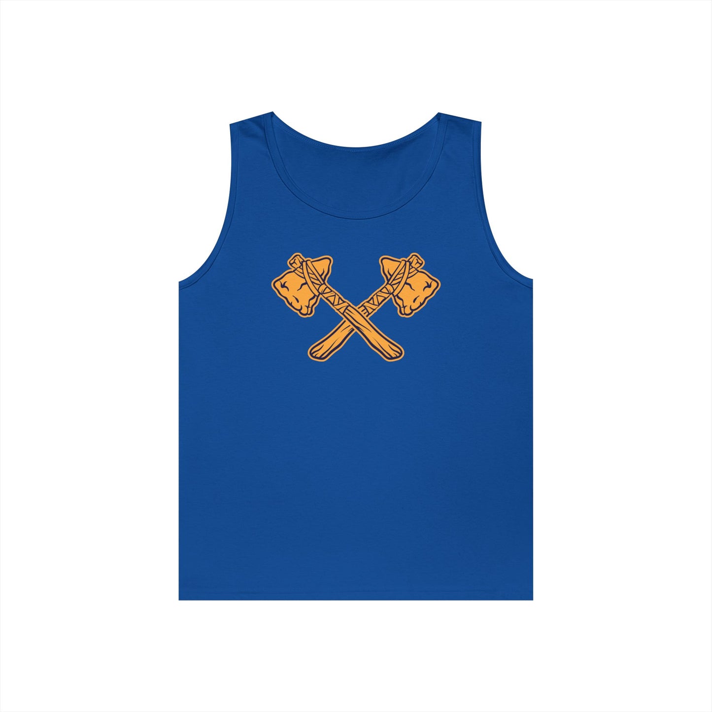 Unisex Heavy Cotton Tank Top - Crossed Tomahawks