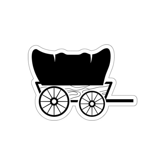 Die-cut stickers - Covered Wagon X 300