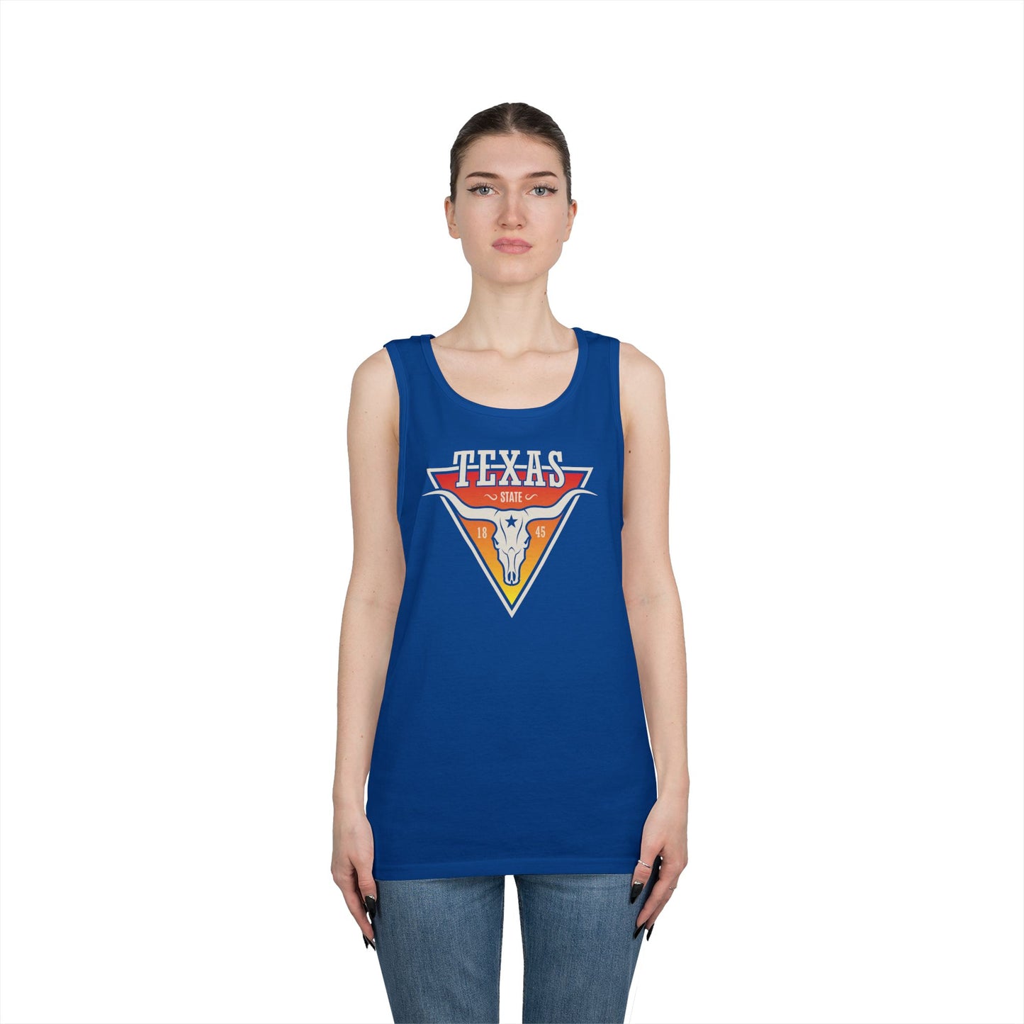 Unisex Heavy Cotton Tank Top - Texas State