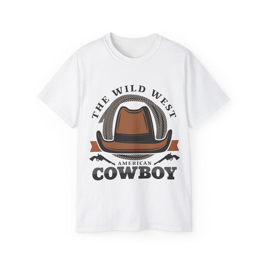 Unisex Ultra Cotton Tee - The Wild West - American Cowboy