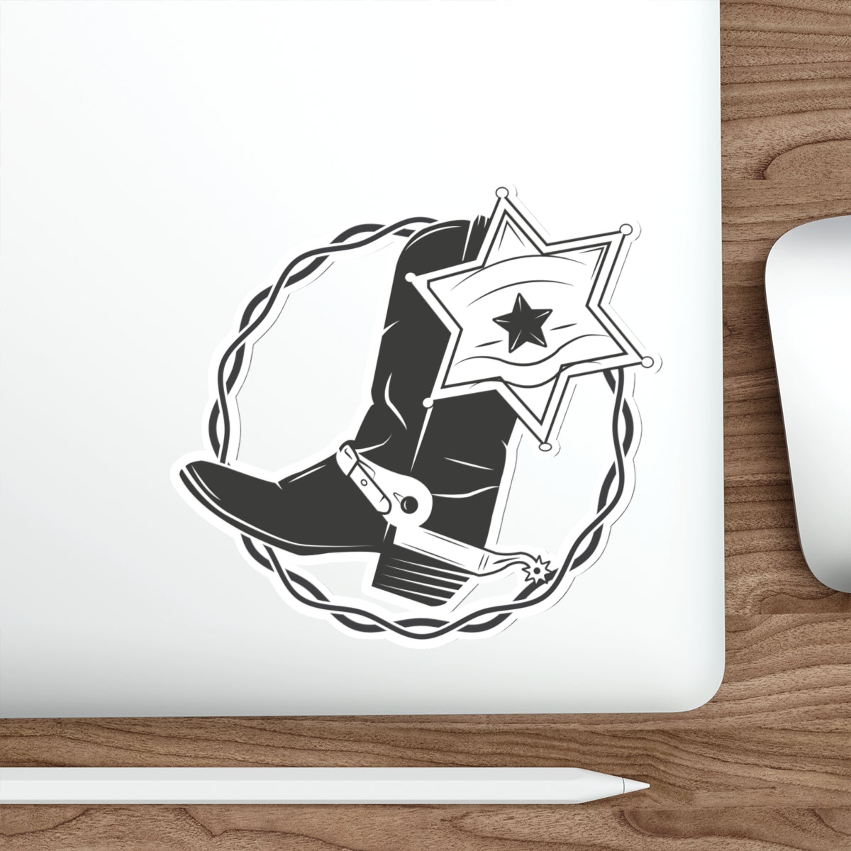 Die-cut stickers - Boots w Star