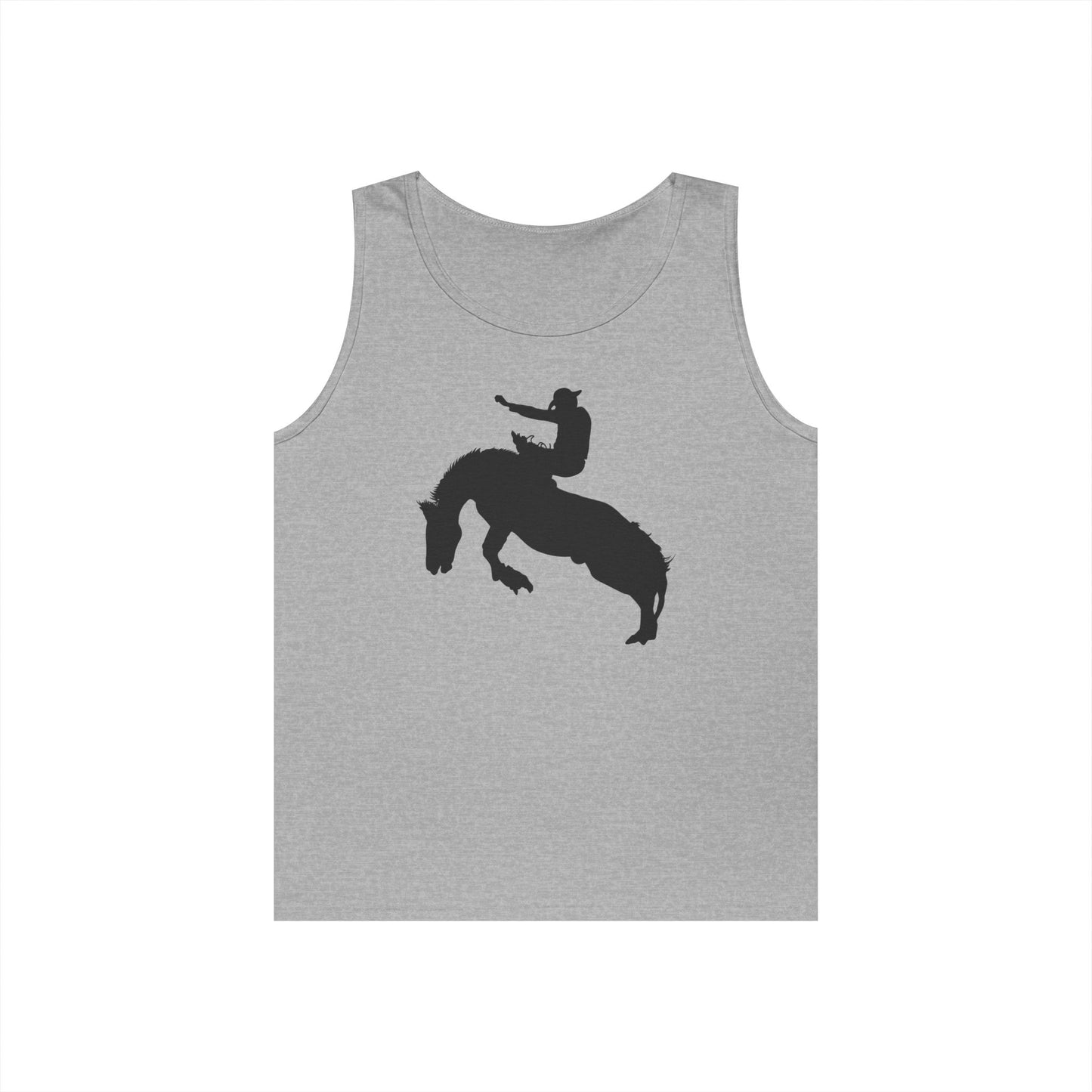 Unisex Heavy Cotton Tank Top - Augusta - Rodeo - Silhouette