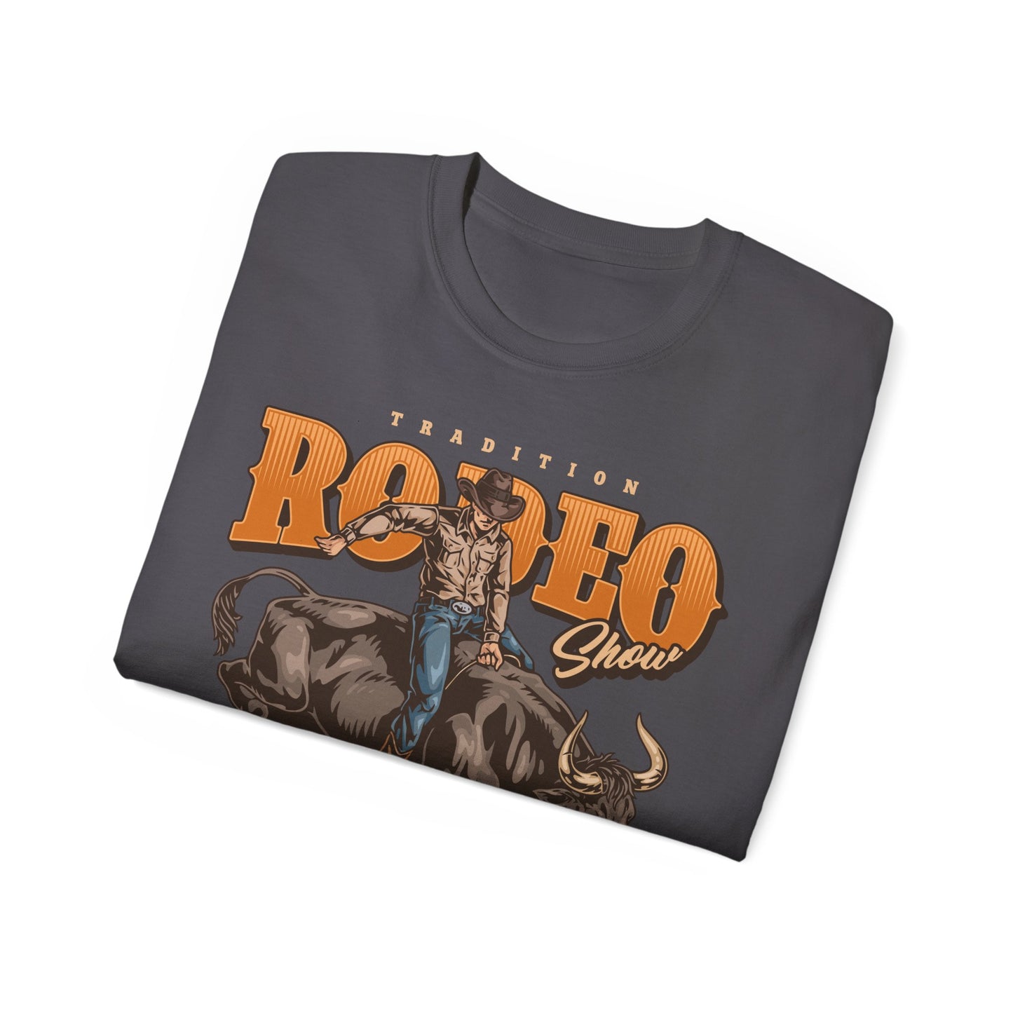 Western Rodeo Cowboy Tee - Fun Casual Shirt for Rodeo Fans, Gift for Country Lovers, Festival Outfit, Everyday Wear, Rodeo Apparel - Tradition Rodeo Show - Bull Riding Events