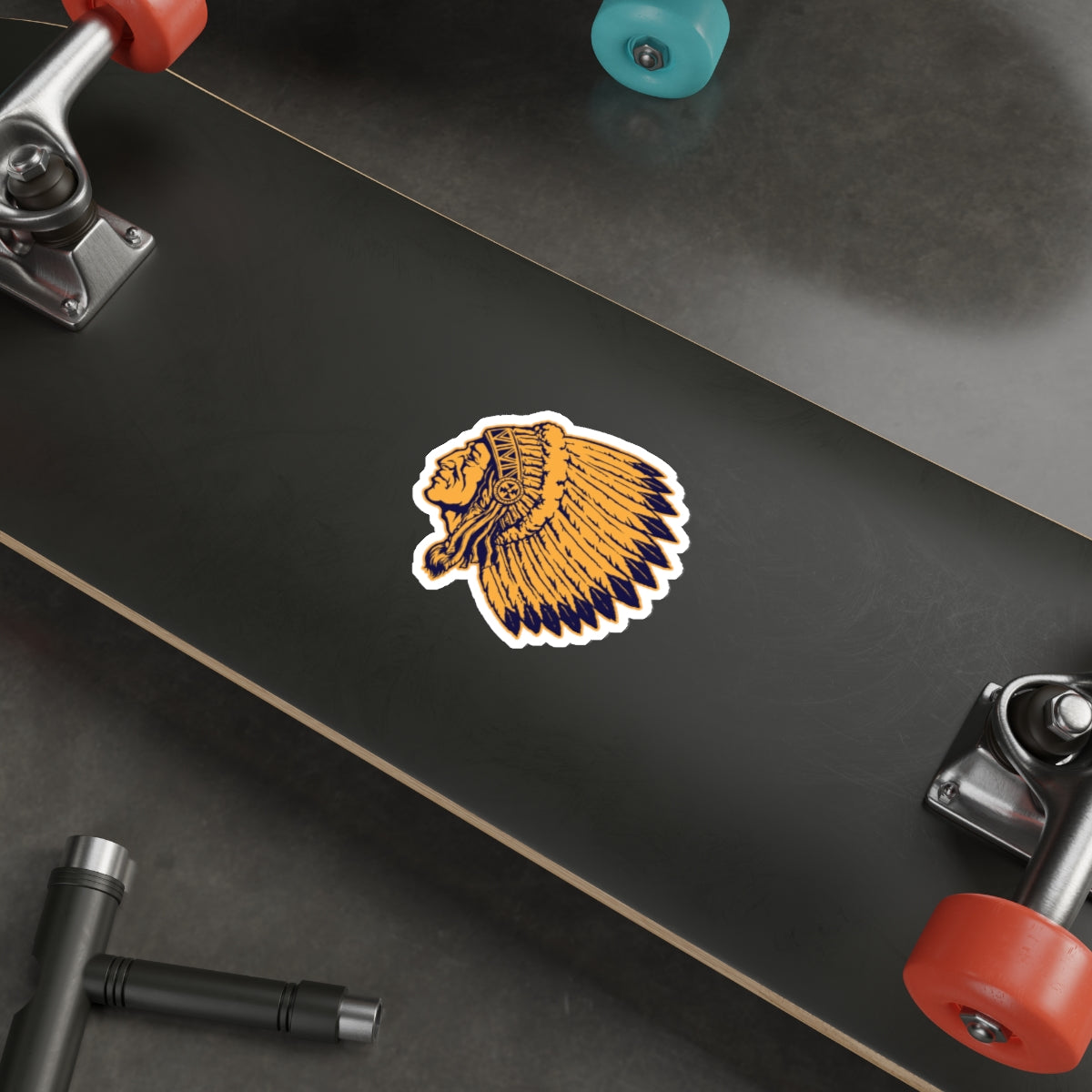 Die-cut stickers - Indian Chief