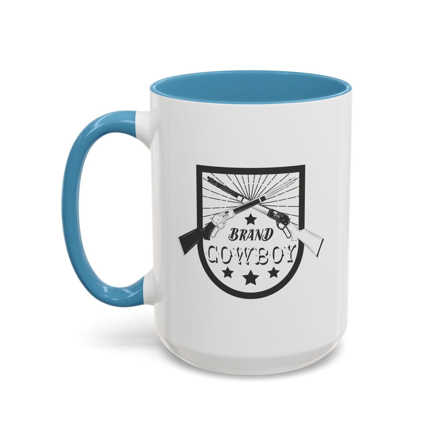 Accent Coffee Mug (11, 15oz) - Brand Cowboy