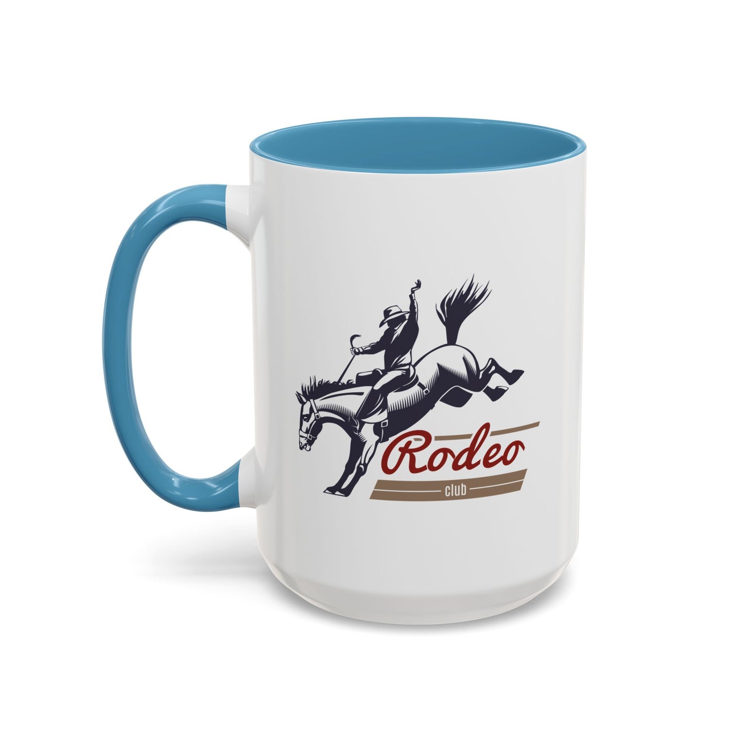 Accent Coffee Mug (11, 15oz) - Western Cowboy - Rodeo Club