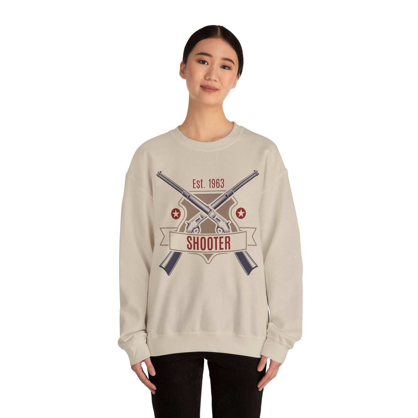 Crewneck Sweatshirt - Shooter - Revolver