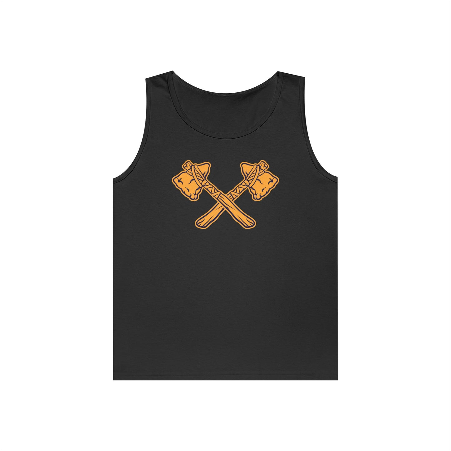 Unisex Heavy Cotton Tank Top - Crossed Tomahawks