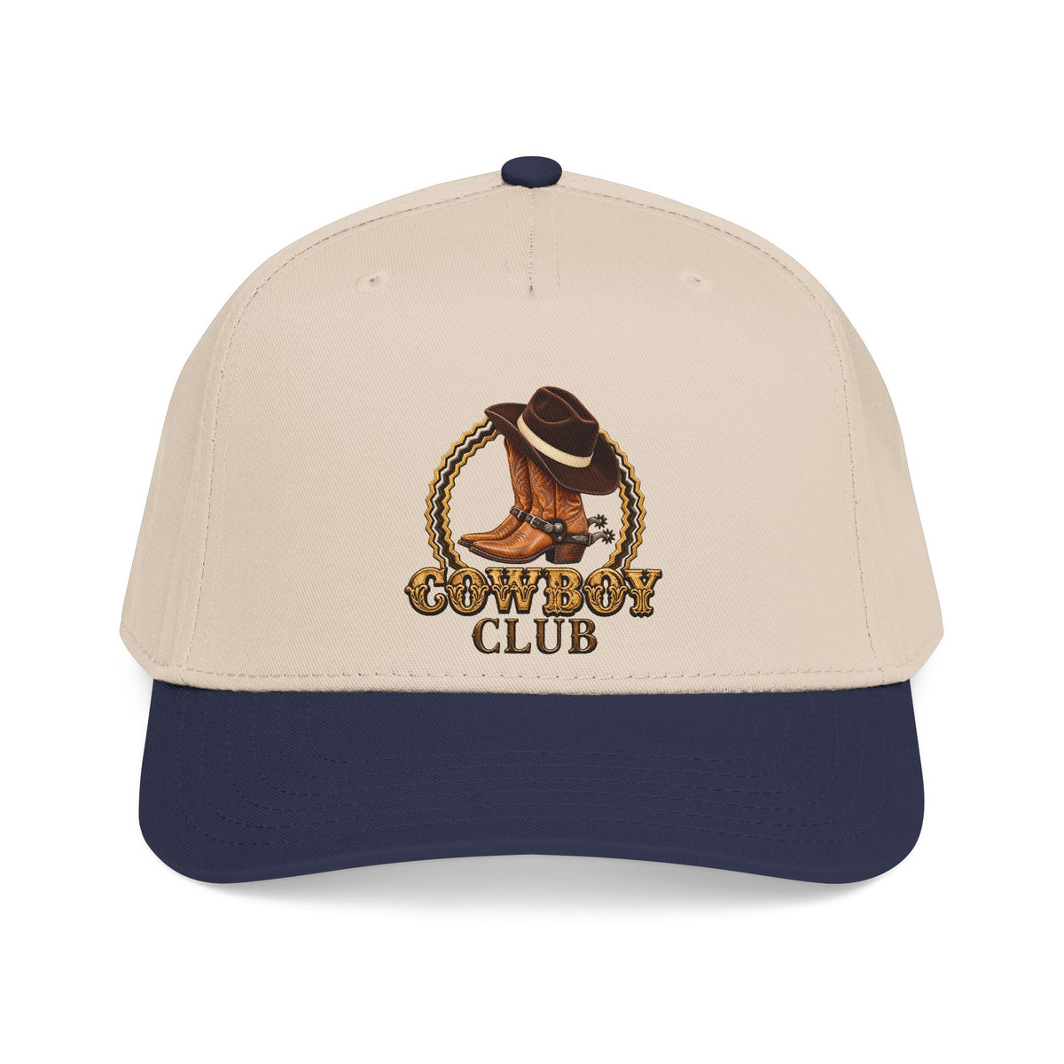 Mid Profile Baseball Cap — Cowboys - Cowboy Club - Color - 3D Transparent