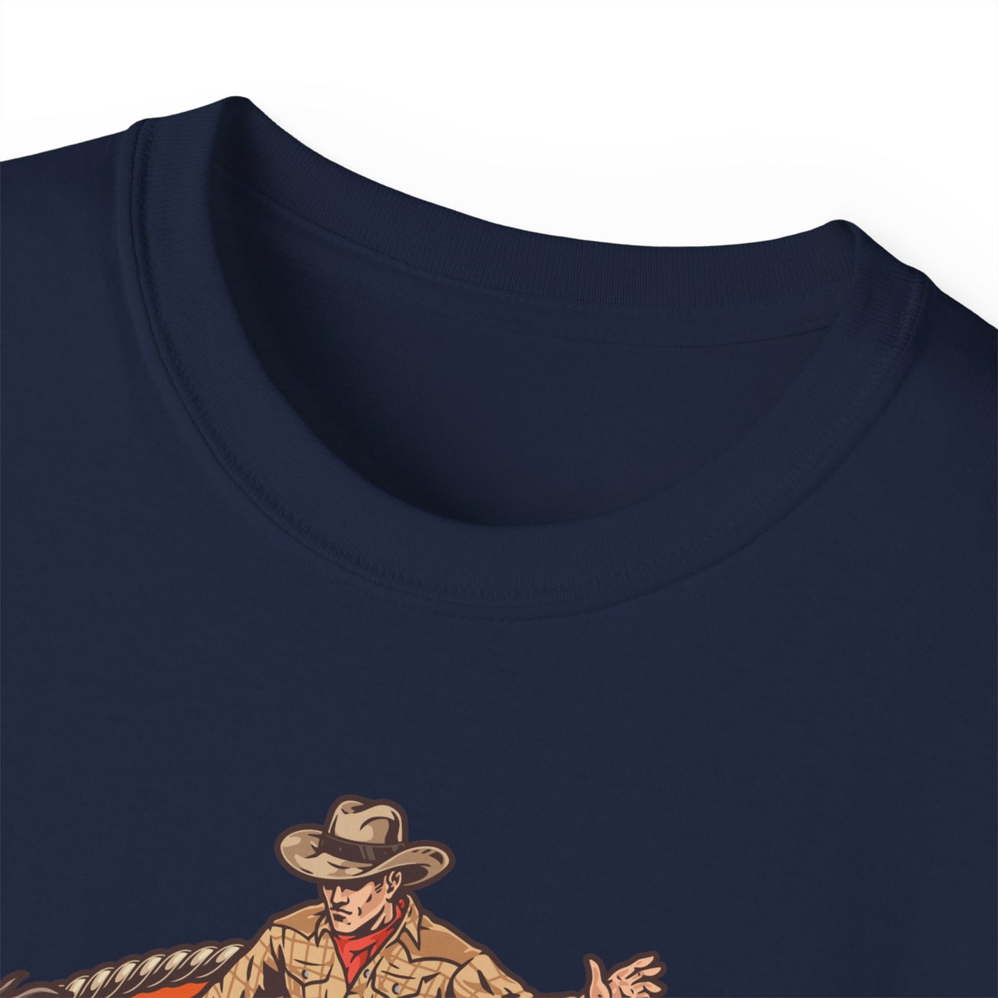 Western Rodeo Cowboy Tee - Fun Casual Shirt for Rodeo Fans, Gift for Country Lovers, Festival Outfit, Everyday Wear, Rodeo Apparel - Rodeo Cowboy - Texas