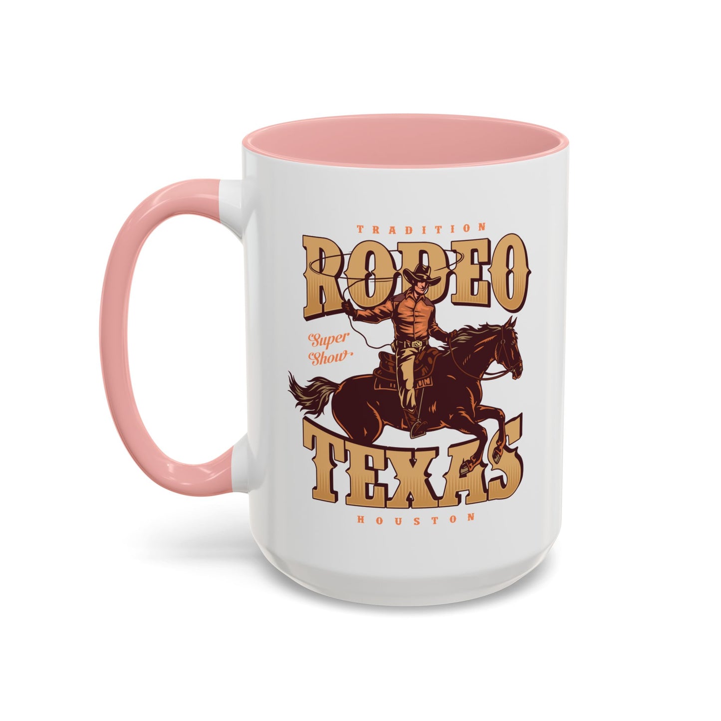 Accent Coffee Mug (11, 15oz) - Tradition Rodeo Super Show - Houston, Texas