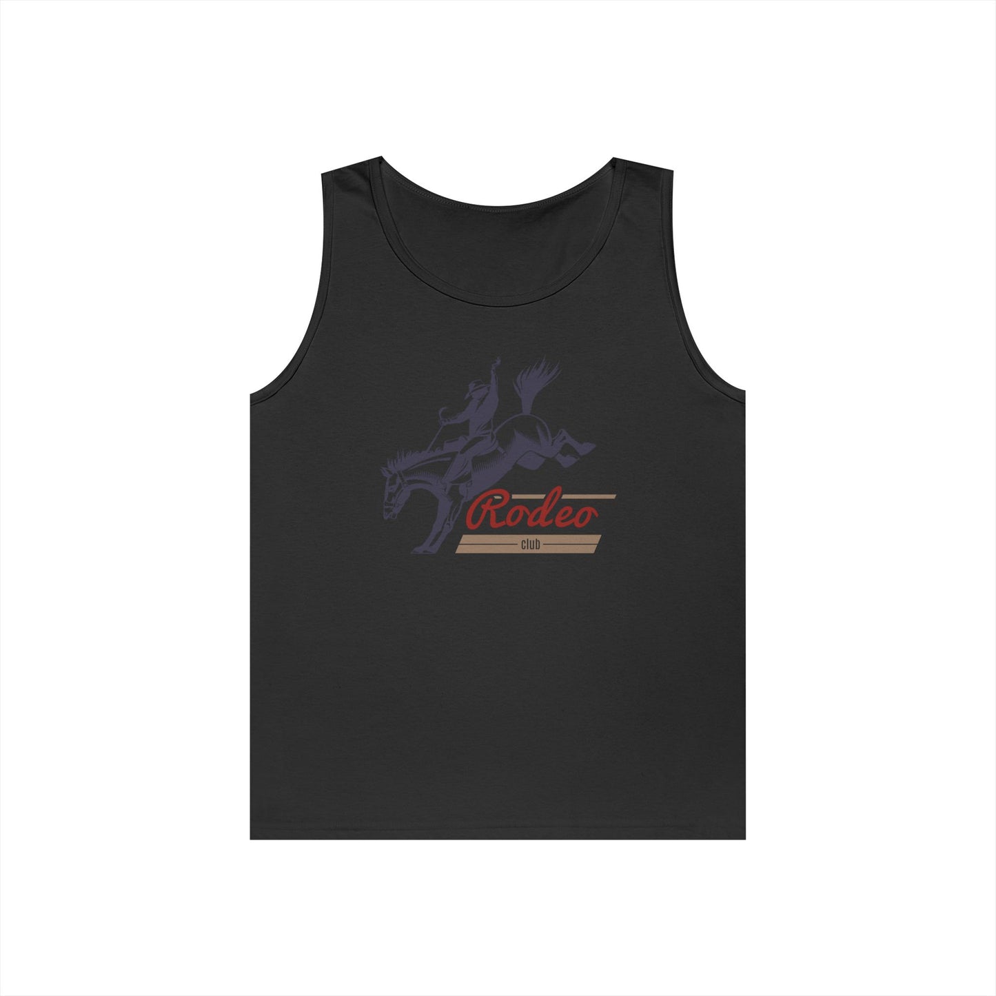 Unisex Heavy Cotton Tank Top - Western Cowboy - Rodeo Club