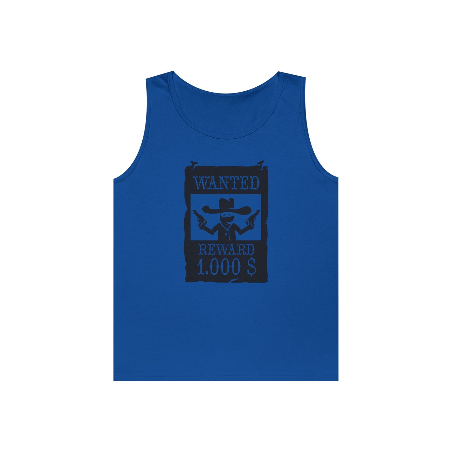 Unisex Heavy Cotton Tank Top - Wanted Poster X 300