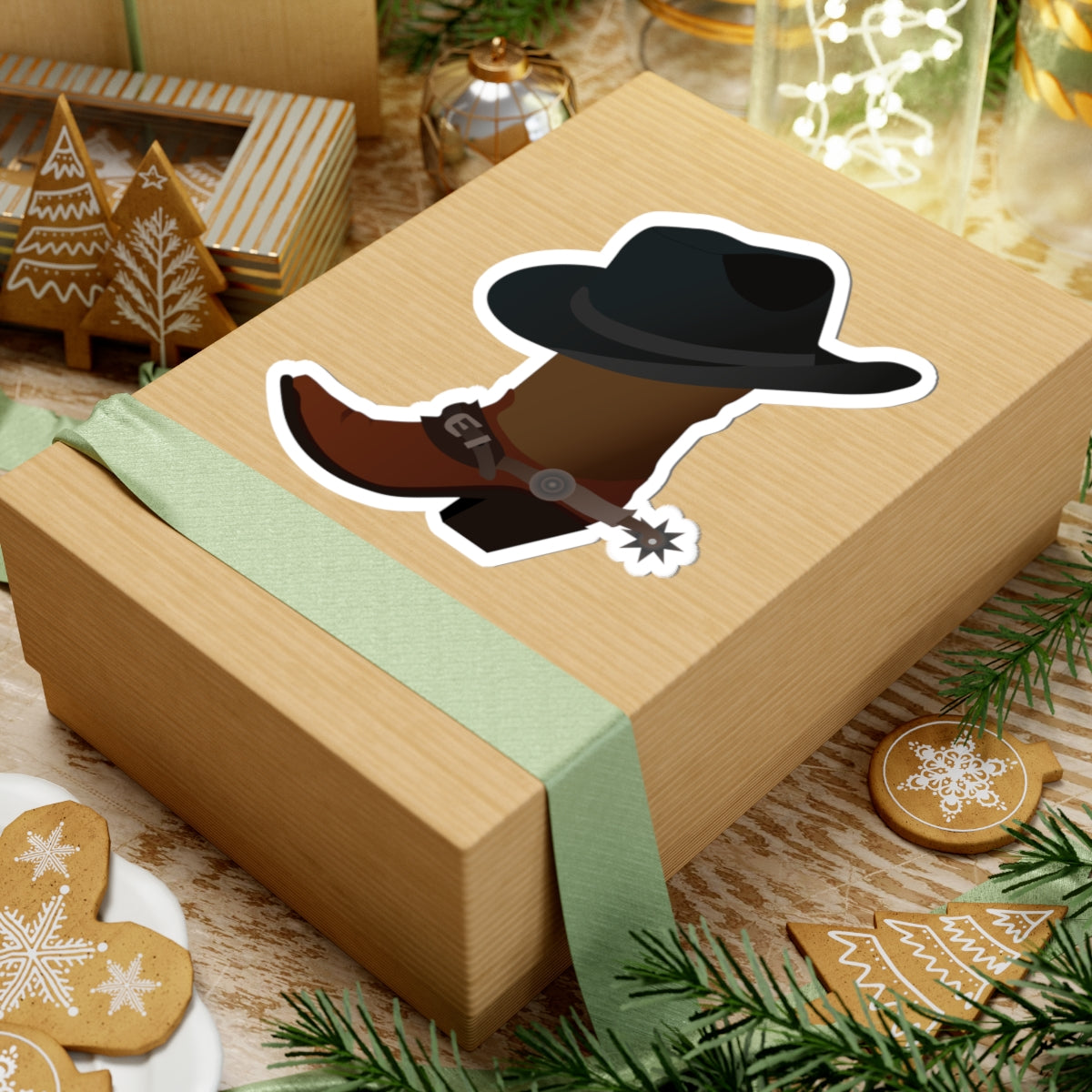 Kiss-Cut Stickers - Rodeo - Boots and Hat and Spurs