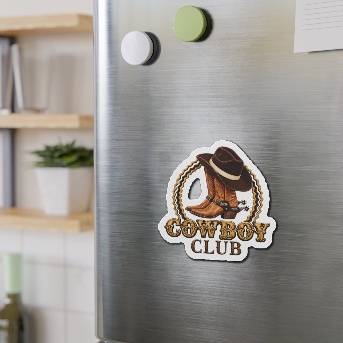 Die-Cut Magnets — Cowboys - Cowboy Club - Color - 3D Transparent