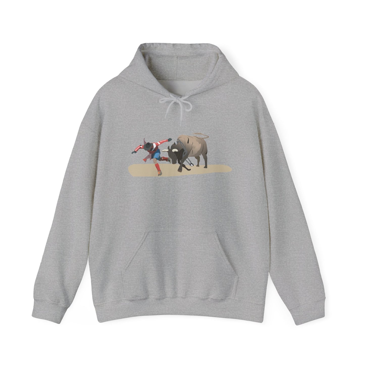 Unisex Hoodie - Rodeo - Bull and Clown