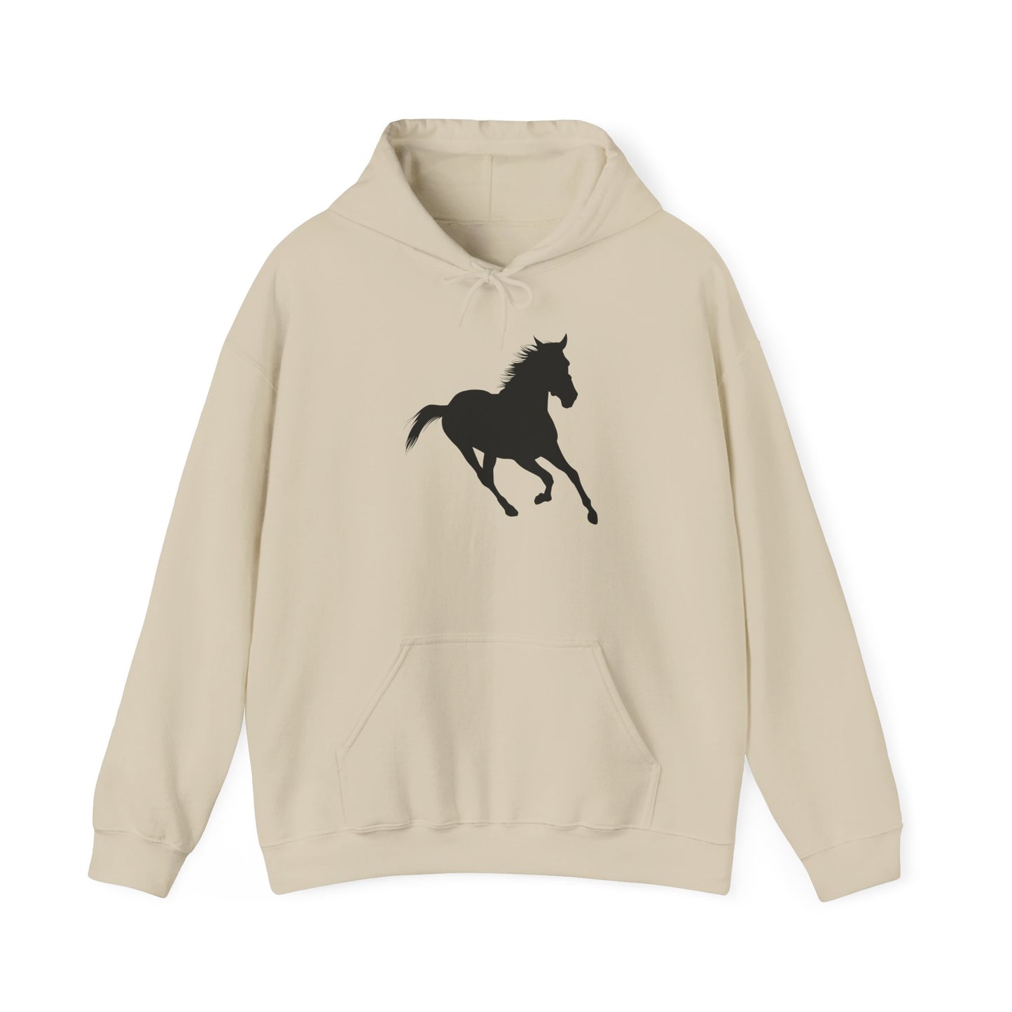 Unisex Hoodie - Wild Horse - Running Leaning Left X 300