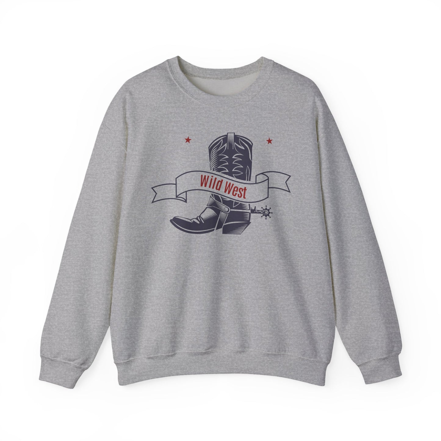 Crewneck Sweatshirt - Cowboy - Wild West