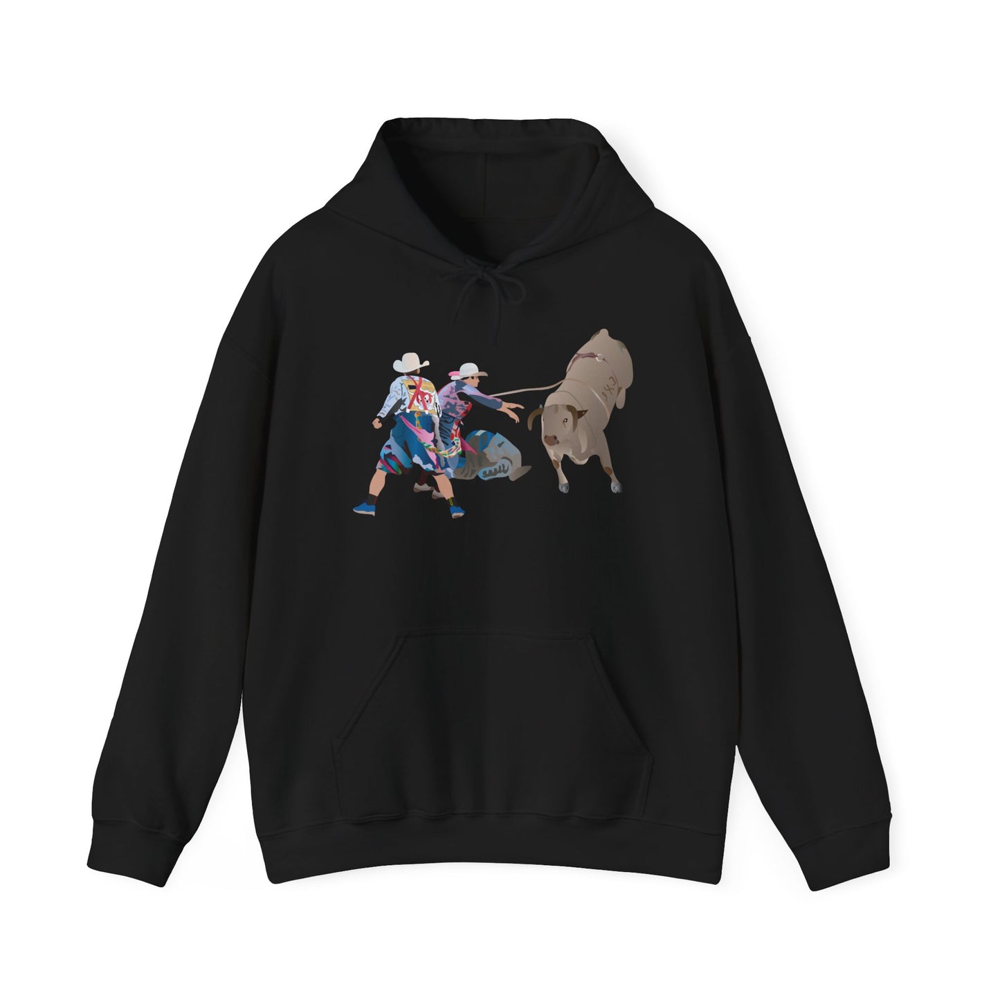 Unisex Hoodie - Clowns and Bull