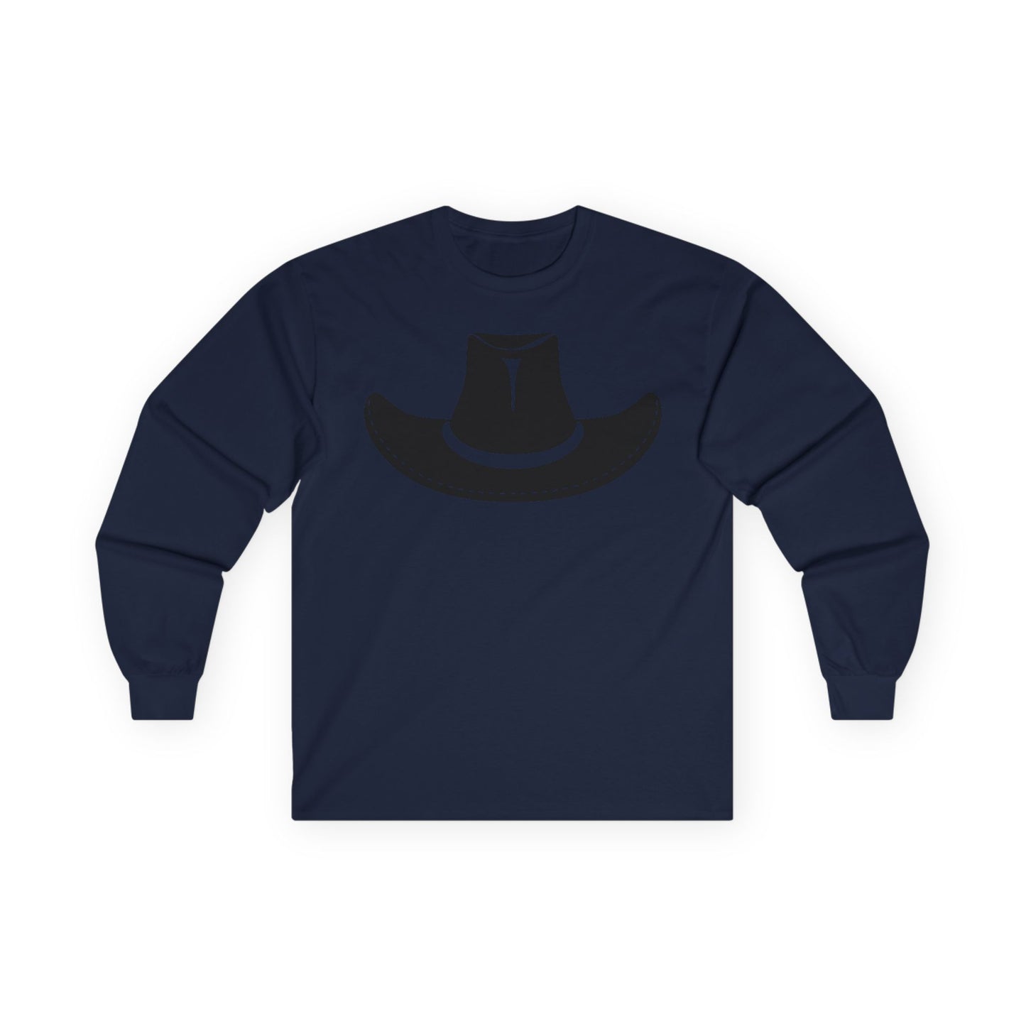 Unisex Ultra Cotton Long Sleeve Tee - Cowboy Hat - Forward X 300