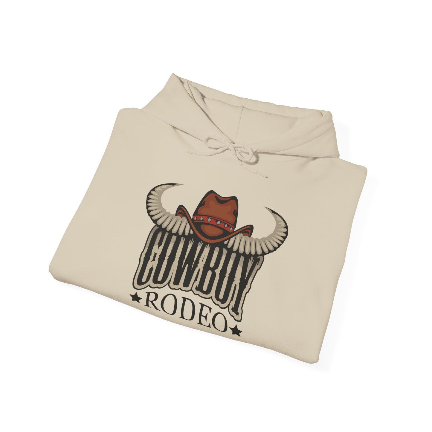 Unisex Hoodie - Cowboy Rodeo - Horn