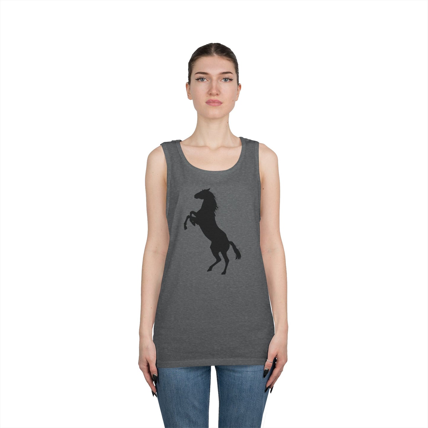 Unisex Heavy Cotton Tank Top - Wild Horse - Standing 2 Feet X 300