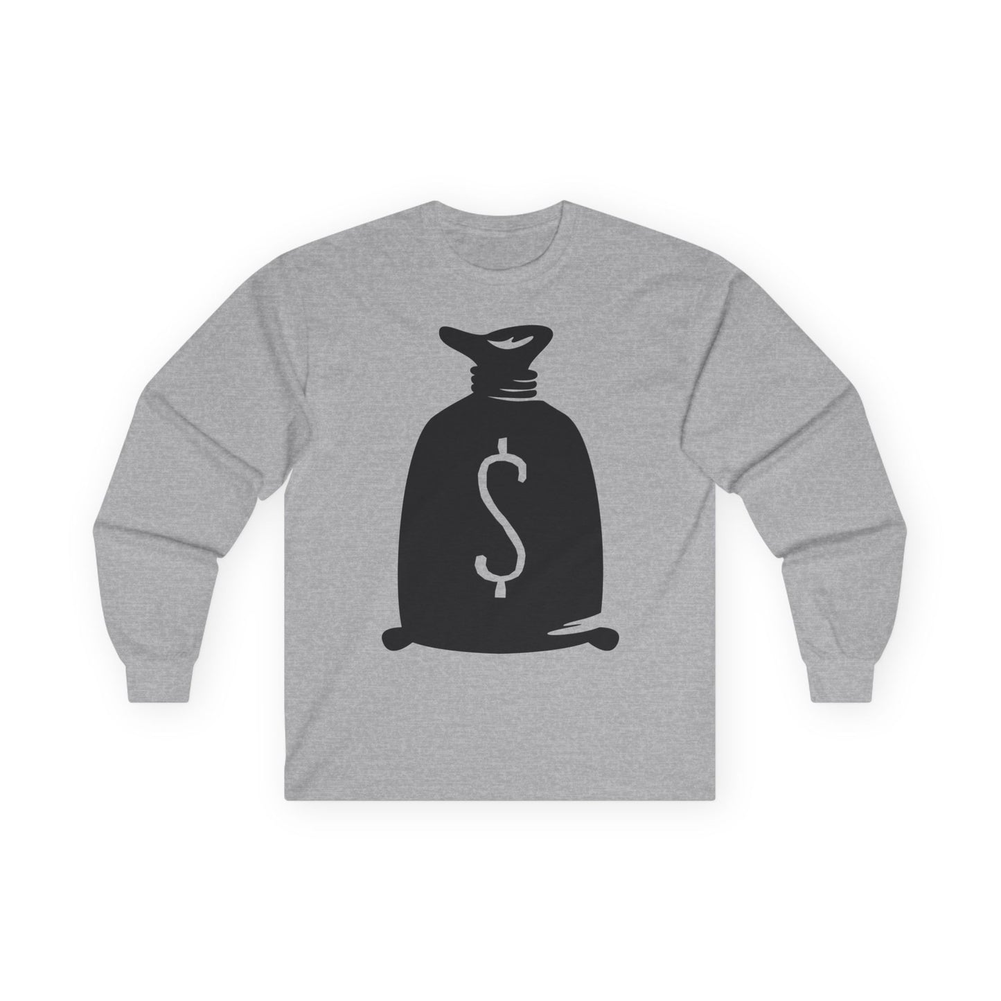 Unisex Ultra Cotton Long Sleeve Tee - Bank Money Bag X 300