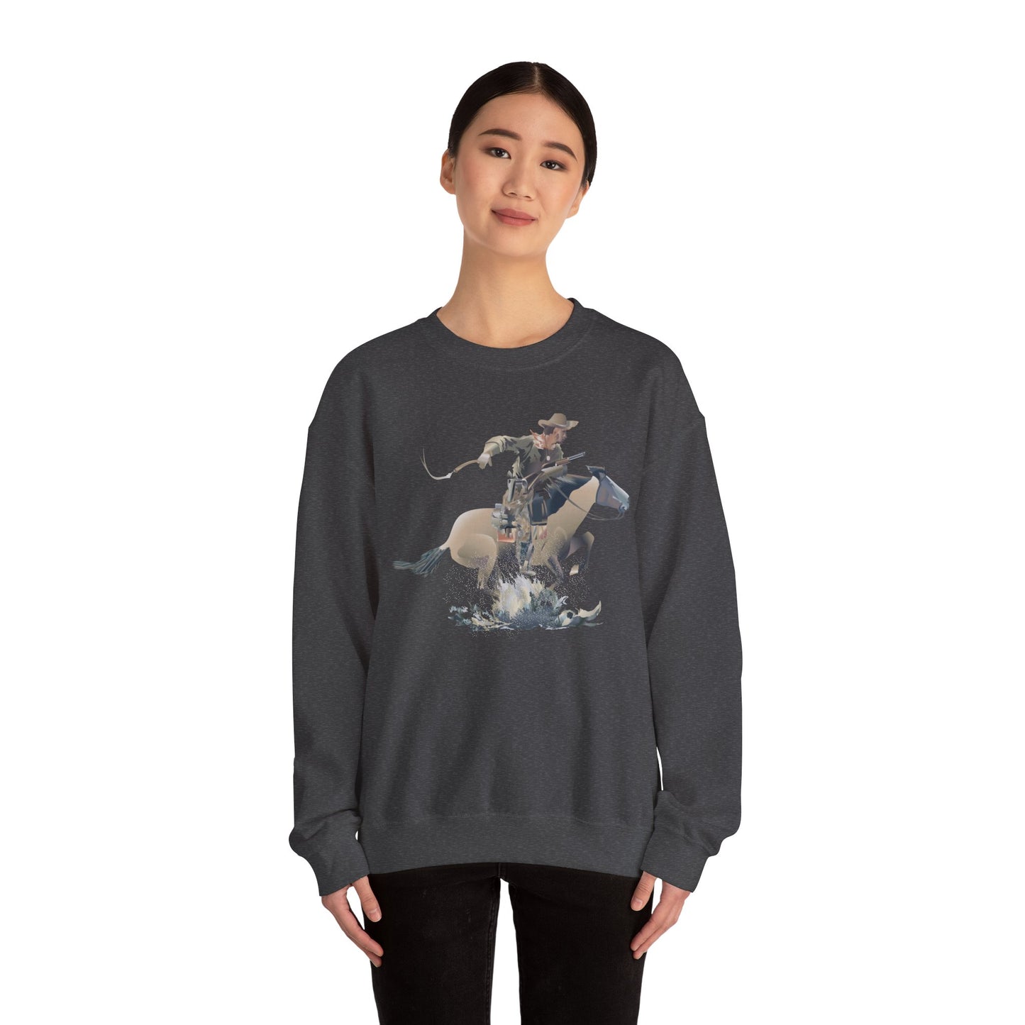 Crewneck Sweatshirt - COWBOY